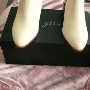 Off White J. Crew booties